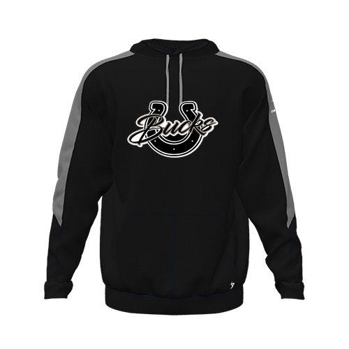 [CUS-DFW-HOOD-FLC-LSL-BLK-YXS-LOGO1] Hoodie (Youth XS, Black, Logo 1)