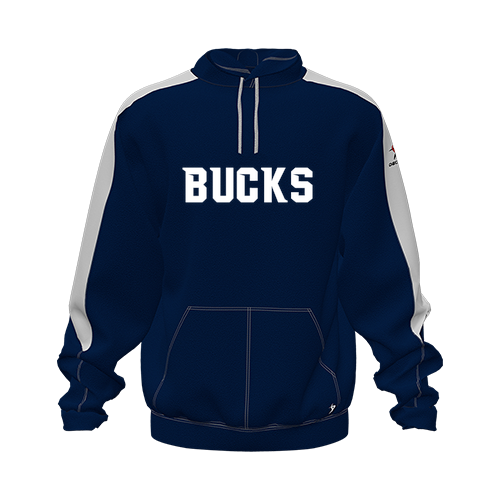 [CUS-DFW-HOOD-FLC-LSL-NVY-YXS-LOGO3] Hoodie (Youth XS, Navy, Logo 3)