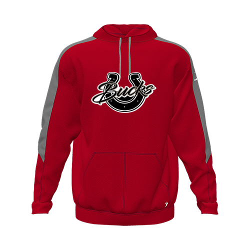 [CUS-DFW-HOOD-FLC-LSL-RED-YXS-LOGO1] Hoodie (Youth XS, Red, Logo 1)