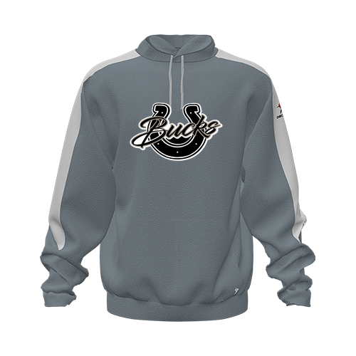 [CUS-DFW-HOOD-FLC-LSL-GRY-YXS-LOGO1] Hoodie (Youth XS, Gray, Logo 1)