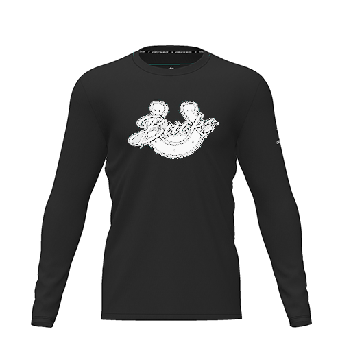 [FTLCDFBK-YXS-LOGO1] Dri Fit Performance T-Shirt (Youth XS, Black, Logo 1, Long Sleeve)