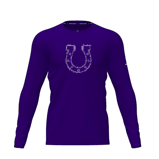 [FTLCDFPP-YXS-LOGO2] Dri Fit Performance T-Shirt (Youth XS, Purple, Logo 2, Long Sleeve)