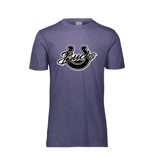 [FTSCUBRY-AS-LOGO1] Decker Men's Tri-Blend T-Shirt - Short Sleeve (Adult S, Royal, Logo 1)
