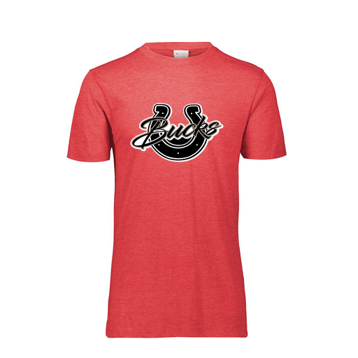 [FTSCUBRD-AS-LOGO1] Decker Men's Tri-Blend T-Shirt - Short Sleeve (Adult S, Red, Logo 1)