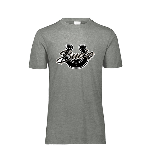 [FTSCUBGY-YS-LOGO1] Decker Youth Tri-Blend T-Shirt - Short Sleeve (Youth S, Gray, Logo 1)