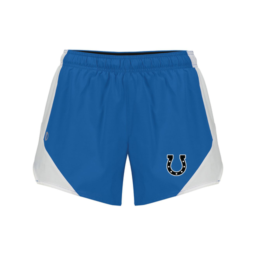 [229489.H02.S-LOGO2] Girls Olympus Shorts (Female Youth S, Royal, Logo 2)