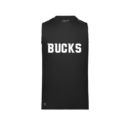 [222593.080.S-LOGO3] Men's CoolDry TankTop (Adult S, Black, Logo 3)