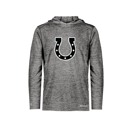 [FOLHCGBK-AS-LOGO2] Decker Men's Charge Hoodie (Adult S, Black, Logo 2)