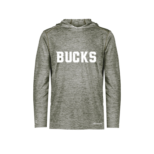 [FOLHCGGY-AS-LOGO3] Decker Men's Charge Hoodie (Adult S, Gray, Logo 3)