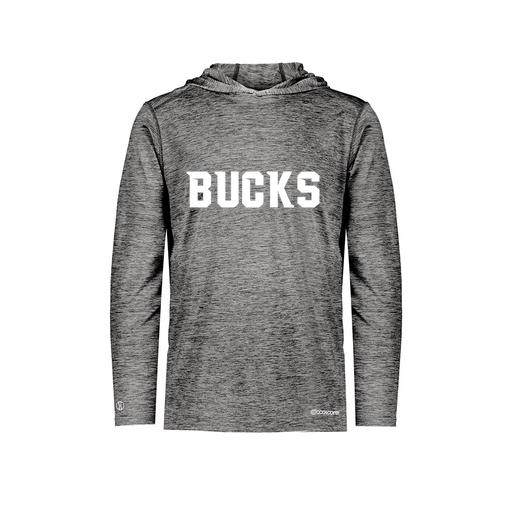 [FOLHCGBK-YS-LOGO3] Decker Youth Charge Hoodie (Youth S, Black, Logo 3)