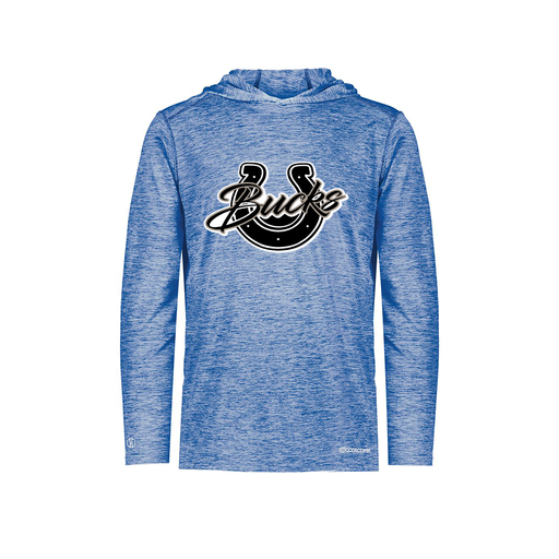 [FOLHCGRY-YS-LOGO1] Youth Charge Hoodie (Youth S, Royal, Logo 1)