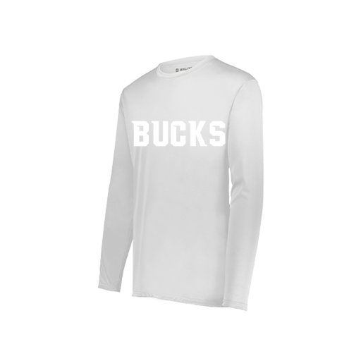 [222822.005.XS-LOGO3] Men's LS Smooth Sport Shirt (Adult XS, White, Logo 3)