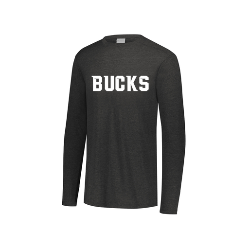 [3076.K94.S-LOGO3] Youth LS Ultra-blend T-Shirt (Youth S, Black, Logo 3)