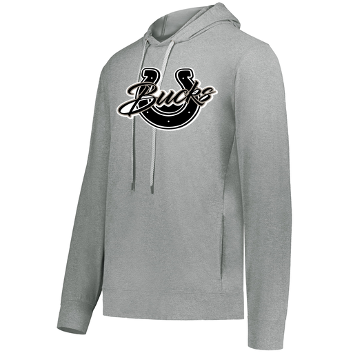 [222698.013.S-LOGO1] YOUTH VENTURA THIN KNIT HOODIE (Youth S, Silver, Logo 1)