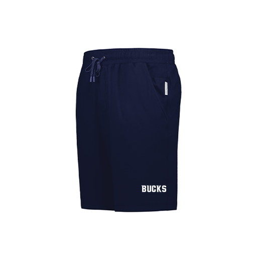 [223604.065.S-LOGO3] YOUTH Ventura Soft Knit SHORTS (Youth S, Navy, Logo 3)