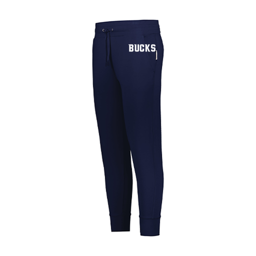 [222799.065.XS-LOGO3] LADIES VENTURA SOFT KNIT JOGGER (Female Adult XS, Navy, Logo 3)